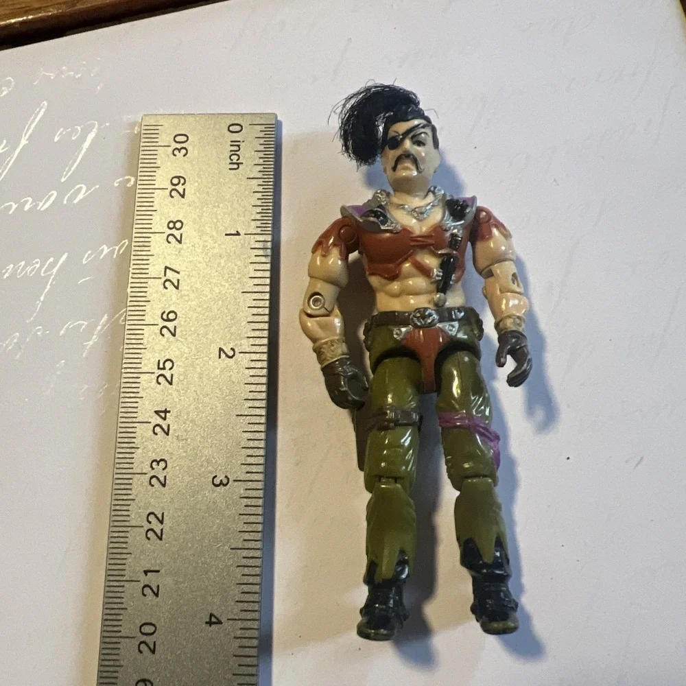 Vintage 1987 GI Joe Dreadnok Zanzibar Action Figure Hasbro 1:18 Scale TR1